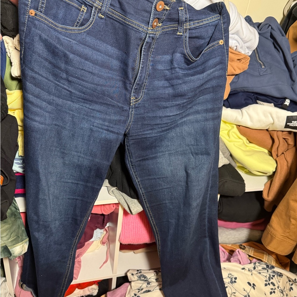 Women's Dark Blue Jeans size 17 No Boundaries